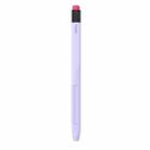 For Apple Pencil 2 AhaStyle PT180-2 Silicone Protective Case Anti-Slip And Anti-Drop Capacitive Pen Case(Purple) - 1