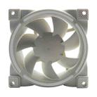 MF8025 Magnetic Suspension FDB Dynamic Pressure Bearing 4pin PWM Chassis Fan, Style: Non-luminous (White) - 1