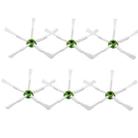 For iRobot i7 i7+ E5 E6 i3 Vacuum Cleaner Accessories 6pcs Pentagonal Side Brush - 1
