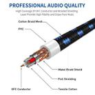 KN006 1m Male To Female Canon Line Audio Cable Microphone Power Amplifier XLR Cable(Black Blue) - 3