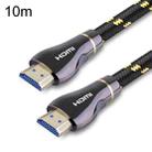 10m All Copper 2.0 HDMI HD Cable Supports 4K Zinc Alloy HDMI Data Cable(Black) - 1