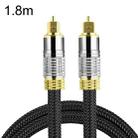 CO-TOS101 1.8m Optical Fiber Audio Cable Speaker Power Amplifier Digital Audiophile Square To Square Signal Cable(Bright Gold Plated) - 1