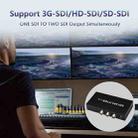 1 In 2 Out SD-SDI / HD-SDI / 3G-SDI Distribution Amplifier Video SDI Splitter(US Plug) - 9
