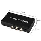 1 In 2 Out SD-SDI / HD-SDI / 3G-SDI Distribution Amplifier Video SDI Splitter(EU Plug) - 4