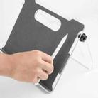 For IPad / MacBook Tablet Laptop Stand Acrylic Adjustable Lazy Bracket(Transparent) - 6