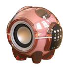 M18 Mini Space Panda Shape Wireless Bluetooth Speaker Desktop Portable Cartoon Audio(Red) - 1