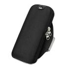 B052 Running Phone Waterproof Arm Bag Coin Pouch Outdoor Sports Fitness Phone Bag(Black) - 1
