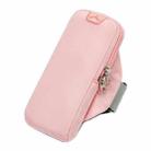 B052 Running Phone Waterproof Arm Bag Coin Pouch Outdoor Sports Fitness Phone Bag(Pink) - 1