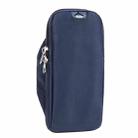 B052 Running Phone Waterproof Arm Bag Coin Pouch Outdoor Sports Fitness Phone Bag(Dark Blue) - 1