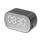 S15 Wireless Card Bluetooth Speaker Mini Alarm Clock(Black) - 1