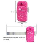 B090 Outdoor Sports Waterproof Arm Bag Climbing Fitness Running Mobile Phone Bag(Small Light Pink) - 3