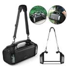 For Tribit StormBox Blast Speaker Case Fall-proof Carrying Strap Case Protective Cover(Black) - 1