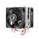 Desktop Computer Double Copper Tube CPU Radiator Super Quiet Without Light 3-pin Double Fan - 1