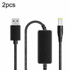 2pcs DC 5V To 9V USB Booster Cable Mobile Power Monitoring Power Cord - 1
