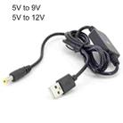 2pcs DC 5V To 12V USB Booster Cable Mobile Power Monitoring Power Cord - 2