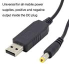 2pcs DC 5V To 9V USB Booster Cable Mobile Power Router Power Cord - 5