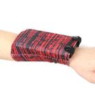 7 Inch Mobile Phone Outdoor Sports Wrist Bag Elastic Close-fitting Mini Arm Bag(Red) - 1