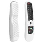 For LG AN-MR21GC / AN-MR21N / AN-MR21GA TV Remote Control Silicone Case(White) - 1