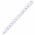 For Apple Pencil 2 AhaStyle PT65CW Silicone Pen Case Milk Cow Patterned Stylus Case(Purple) - 1