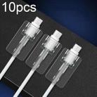 10pcs Square Transparent Data Cable Protective Sleeve Durable Break-Resistant Cable Winder(Type-C/USB-C) - 1
