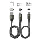 T22 8 Pin To Type-C/USB-C+USB Live OTG Sound Card Cable Mobile Phone Charging Audio Recording Data Cable - 1