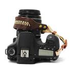 Zeku Retro Leather SLR Wristband Anti-drop Camera Wrist Strap without Camera(Coffee) - 1