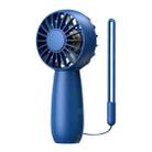 USB Outdoor Mini Handheld Brushless Motor Fan, Style: 1200mAh(Blue) - 1