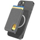 AhaStyle PT133-B Magnetic Vertical Silicone Card Holder(Grey) - 1