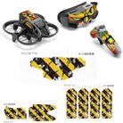 For DJI Avata RCSTQ Body Sticker For Goggles 2 Glasses PVC Colorful Sticker Set(Camouflage Yellow Black) - 1
