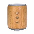 BT811 Mini Wooden Wireless Bluetooth Speaker Support TF Card & 3.5mm AUX(Silver Gray) - 1