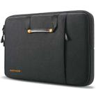 QISYKER Multifunctional Shockproof Laptop Bag Briefcase, Size: 13.3-14 inch(Black) - 1