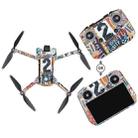 For DJI Mini 3 Pro Remote Control Body Sticker ,Spec: RC-N1 Without Screen(Graffiti No. 2) - 1