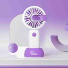 CS1333 Small USB Charging Desktop Fan Mini Handheld Silent Fan(Purple) - 1