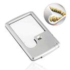 2pcs 3-6 Times Card Type Portable Magnifying Glass Rectangular LED Light - 1