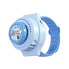 3212 Time Display Cartoon Watch Fan USB Charging Mini Kids Fan(Blue) - 1