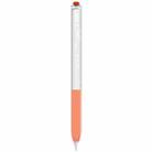 For Apple Pencil 2 AhaStyle PT-LC05 Jelly Style Translucent Silicone Protective Pen Case(Orange) - 1