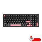 Ajazz AK992 99 Keys Wireless/Bluetooth Three-Mode Hot Swap RGB Gaming Mechanical Keyboard Red Shaft Non-light Version (Black) - 1
