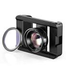 APEXEL CM-HB100CPL HB100mm HD External Macro Mobile Phone Lens with CPL(Black) - 1