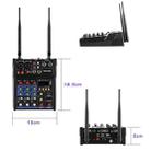 G4-M1 4-way Mixer with Wireless Microphone Effect Device Small K Song Recording Bluetooth Mixer - 3