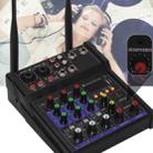 G4-M1 4-way Mixer with Wireless Microphone Effect Device Small K Song Recording Bluetooth Mixer - 7