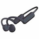 DG-X18 Bone Conduction Bluetooth Headphones Swimming IPX8 Waterproof Sports Headphones, Memory Capacity: 32G(English Black) - 1