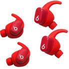 For Beats Studio Buds 2pairs Wireless Bluetooth Earphone Silicone Non-slip Ear Caps(Red) - 1