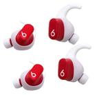 For Beats Studio Buds 2pairs Wireless Bluetooth Earphone Silicone Non-slip Ear Caps(White) - 1