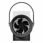 WT-F50 Summer Desktop USB Mini Portable Water Cold Air Conditioning Fan(Black) - 1