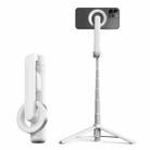 Magnetic Selfie Stick Tripod Handheld Stabilizer Rod With Remote Controller(White) - 1