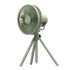 WT-F61B Super Long Battery Life Bracket Outdoor Fan Lamp Camping(Army Green) - 1