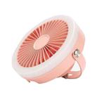 WT-N2 USB Chandelier Fan Mini Portable Outdoor Hanging Fill Light Fan(Pink) - 1