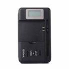 SS-5 Universal Cell Phone Battery Charger With USB Output & LCD Display, US Plug(Black) - 1