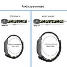 For AirTag Anti-Lost Device Case Locator Nylon Loop Watch Strap Wrist Strap, Size: 17cm Childrens(Black Camouflage) - 4