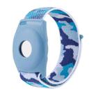 For AirTag Anti-Lost Device Case Locator Nylon Loop Watch Strap Wrist Strap, Size: 17cm Childrens(Blue Camouflage) - 1